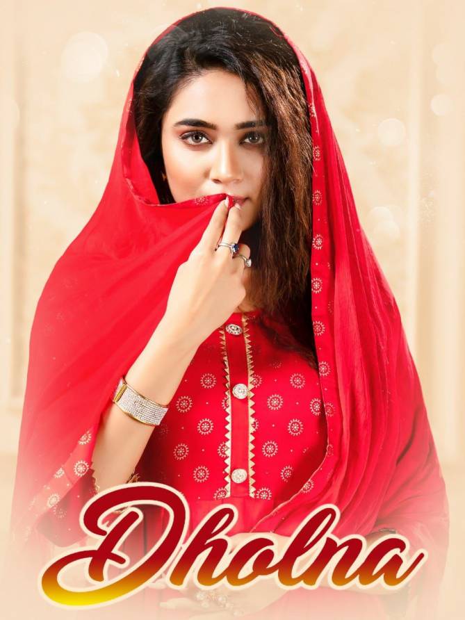 Beauty Queen Dholna Festive Wear Rayon Printed Ready Made Collection